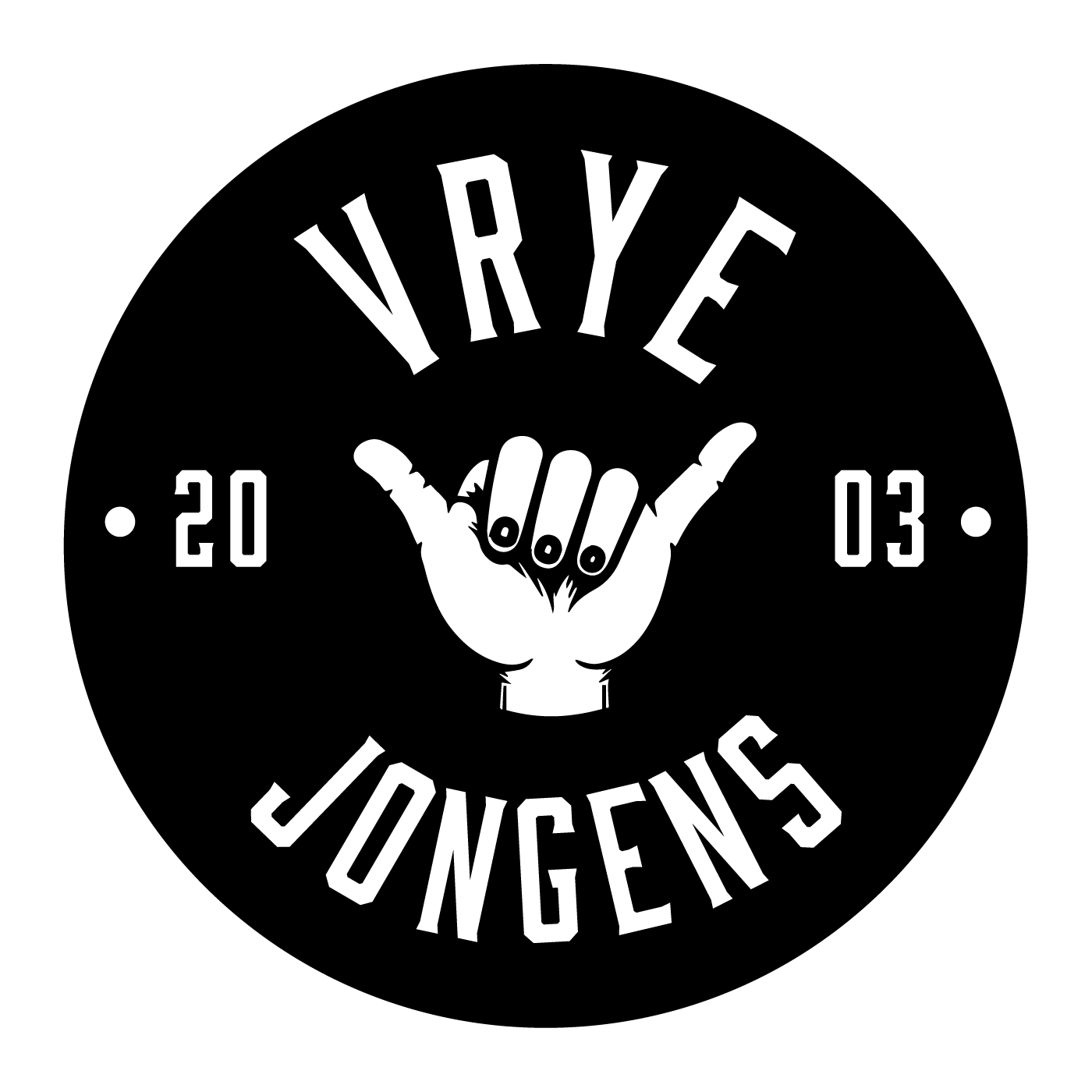 Vrye Jongens — origineel logo